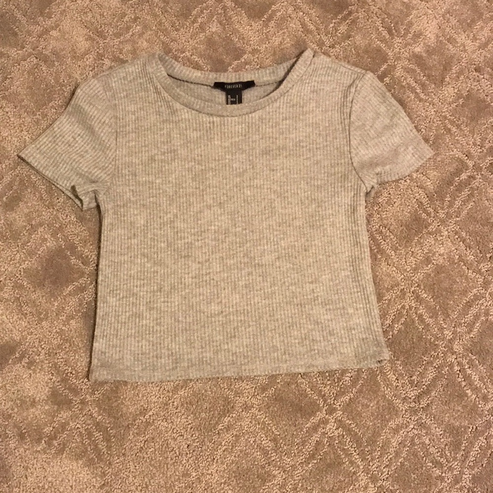 Grey forever 21 tee